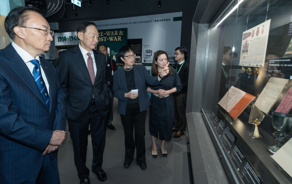 港大校史館的開幕，是慶祝大學115周年的重要盛事之一。